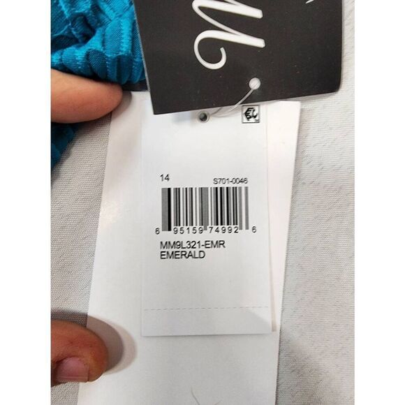 Maxine of Hollywood Textured Spa Shirred Front Girl Leg One Piece Women's 14 Swi - Picture 5 of 8